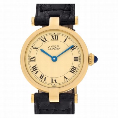 Cartier 052429 Vendome Quartz Female Vermeil