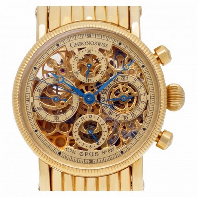 Chronoswiss CH7521 Opus Automatic Male 18k yellow gold