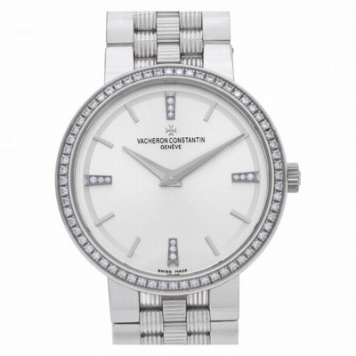 Vacheron Constantin 25557 Traditionnelle Quartz Unisex 18k White Gold