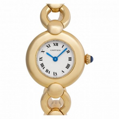 Cartier 1989-1 Colisee Quartz Female 18k yellow gold