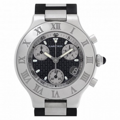 Cartier W10125U2 Chronoscaph Quartz Unisex Stainless Steel