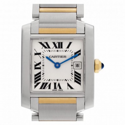 Cartier W51012Q4 Tank Francaise Quartz Female Stainless Steel
