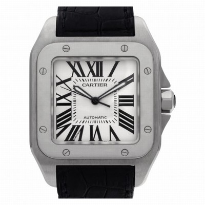 Cartier W20073X8 Santos 100 Automatic Unisex Stainless Steel
