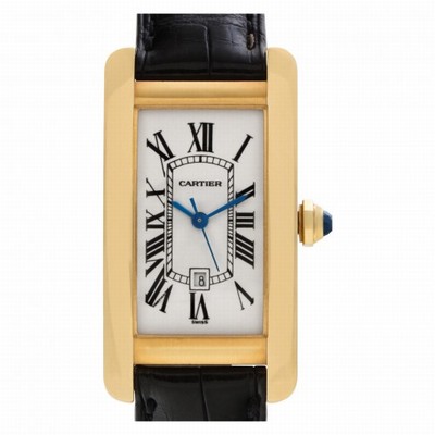 Cartier W2620030 Tank Americaine Automatic Female 18k yellow gold