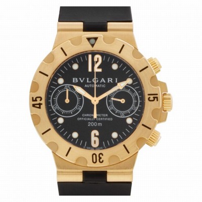Bvlgari SC38G Scuba Automatic Male 18k yellow gold