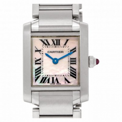 Cartier W51028Q3 Tank Francaise Quartz Female Stainless Steel