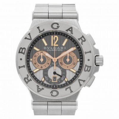 Bvlgari dg 42 swg ch Diagono Calibro 303 Automatic Male Stainless Steel