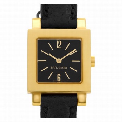 Bvlgari SQ22GL Quadrato Quartz Female 18k yellow gold