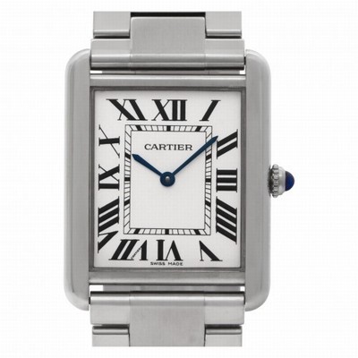Cartier W5200014 Tank Solo Quartz Unisex Stainless Steel