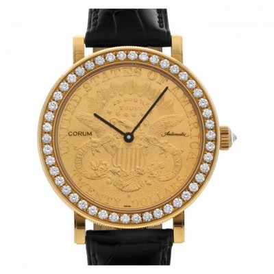 Corum 293.646.65/0001 $20 Coin Automatic Male 18k yellow gold