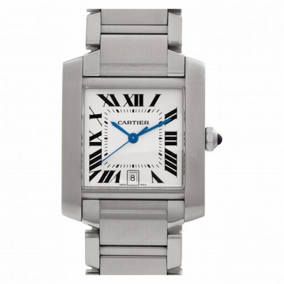 Cartier W51002Q3 Tank Francaise Automatic Male Stainless Steel