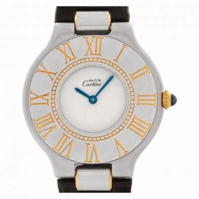 Cartier W1000944 Must 21 Quartz Male Stainless Steel