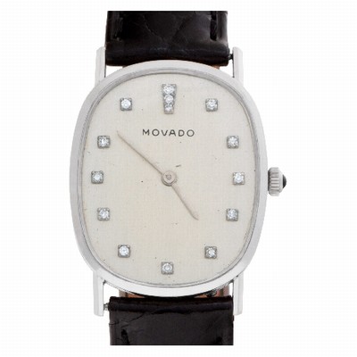 Movado 5120 Classic Manual Unisex 14k White Gold