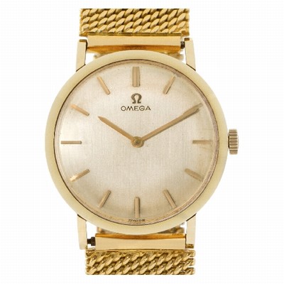 Omega D6649 Classic Manual Female 14k yellow gold