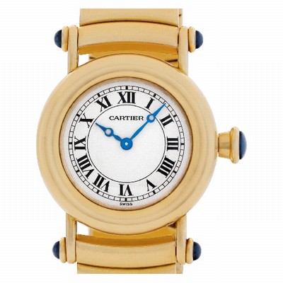 Cartier 1440 Diabolo Quartz Unisex 18k Yellow Gold