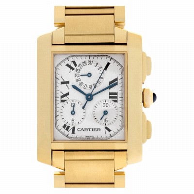 Cartier W50005R2 Tank Francaise Quartz Male 18k yellow gold