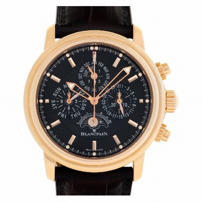 Blancpain 2685F-3630-53B Leman Perpetual Automatic Male 18k rose gold