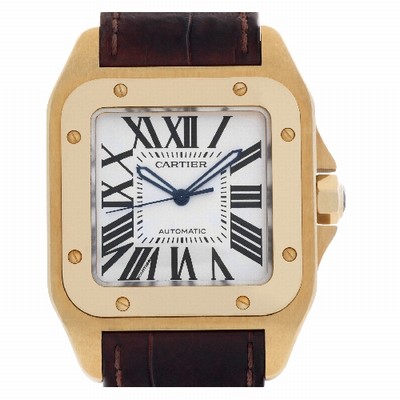 Cartier W20112Y1 Santos 100 Automatic Male 18k yellow gold