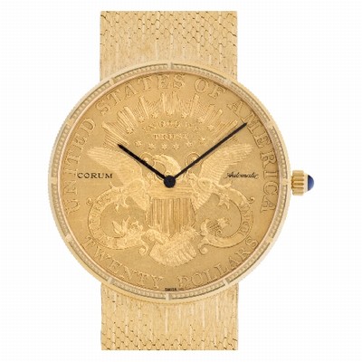 Corum 1904 $20 Coin Automatic Male 18k yellow gold