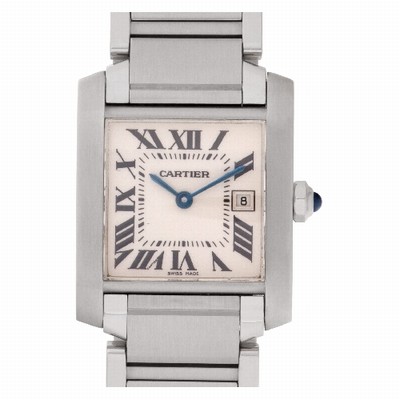 Cartier W51011Q3 Tank Francaise Quartz Female Stainless Steel