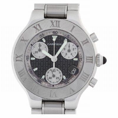 Cartier W10172T2 Chronoscaph Quartz Unisex Stainless Steel