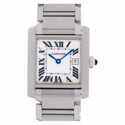 Cartier W51011Q3 Tank Francaise Quartz Female Stainless Steel