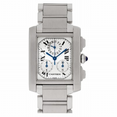 Cartier w51001q3 Tank Francaise Quartz Unisex Stainless Steel