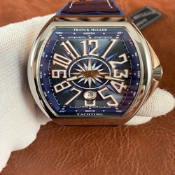 Franck Muller Mens Vanguard Yachting V45-SC-DT-YACHT-AC-BL