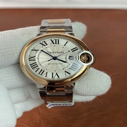 Cartier Men Ballon Bleu W2BB0004 Rose Gold