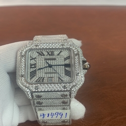 Cartier Men Santos De Cartier WSSA0009 ICED