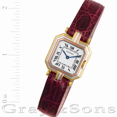 Cartier 660020491 Ceinture Quartz Female 18k White & Yellow Gold