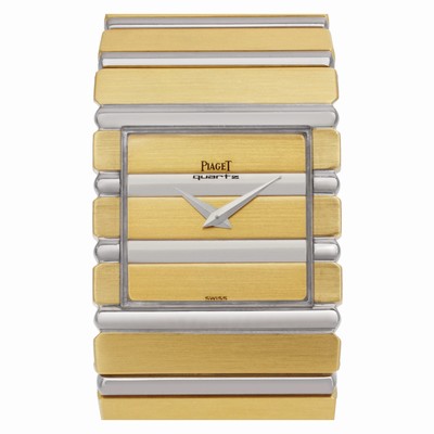 Piaget 7131c701 Polo Quartz Male 18k White & Yellow Gold