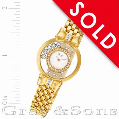 Chopard 20/5512 Happy Diamond Quartz Female 18k yellow gold