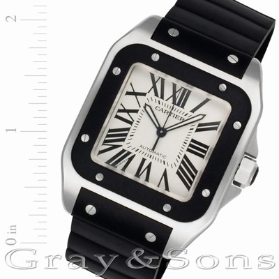 Cartier w20121u2 Santos 100 Automatic Male Stainless Steel