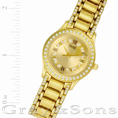 Piaget 23005m503d Polo Quartz Female 18k yellow gold