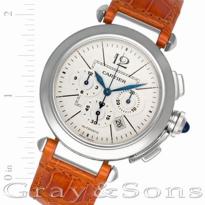 Cartier W31085M7 Pasha 42mm Automatic Male Stainless Steel