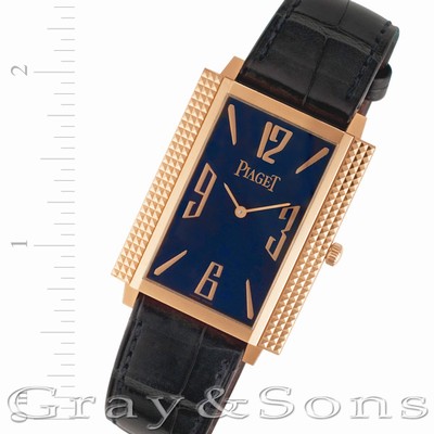 Piaget 90300 Black Tie Manual Male 18k rose gold