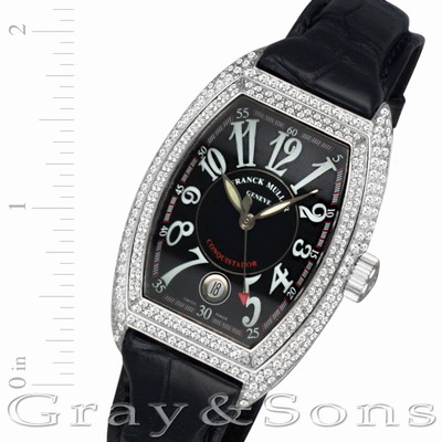 Franck Muller MEN SC Conquistador Automatic Unisex 18k White Gold