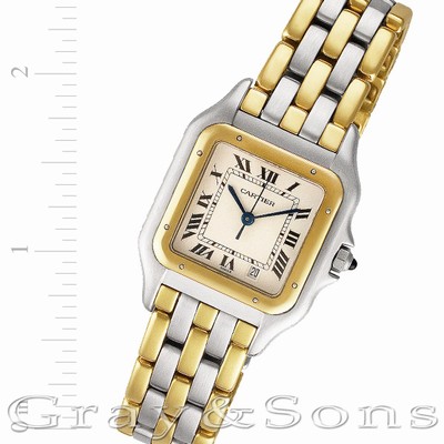 Cartier W25028B Panthere Quartz Male Stainless Steel
