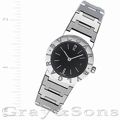 Bvlgari bb26ssd Bvlgari Quartz Female Round Ss