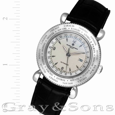Vacheron Constantin 48250/000G World Time Automatic Male 18k White Gold