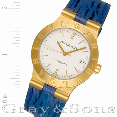 Bvlgari LC 35 G Diagono Automatic Male 18k yellow gold