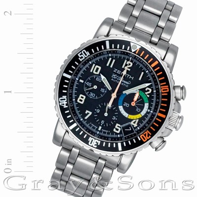 Zenith 02 El Primero Automatic Male Stainless Steel