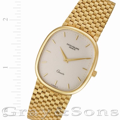 Patek Philippe 3838/1 Ellipse Quartz Male 18k yellow gold