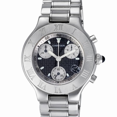 Cartier w10172t2 Chronoscaph Quartz Male Stainless Steel