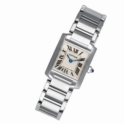 Cartier W51008Q3 Tank Francaise Quartz Female Stainless Steel