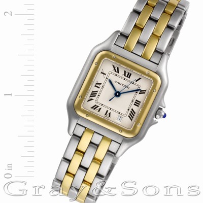 Cartier W25028B Panthere Quartz Male Stainless Steel