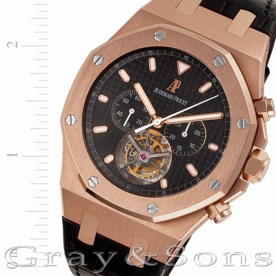 Audemars Piguet 25977or.oo.d002cr.01 Royal Oak Tourbillon Manual Male 18k Pink Gold