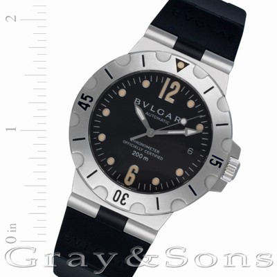 Bvlgari SD 38 S Scuba Automatic Male Stainless Steel
