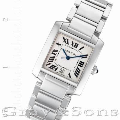 Cartier W51002Q3 Tank Francaise Automatic Male Stainless Steel